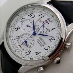 Seiko perpetual calendar and watch.
